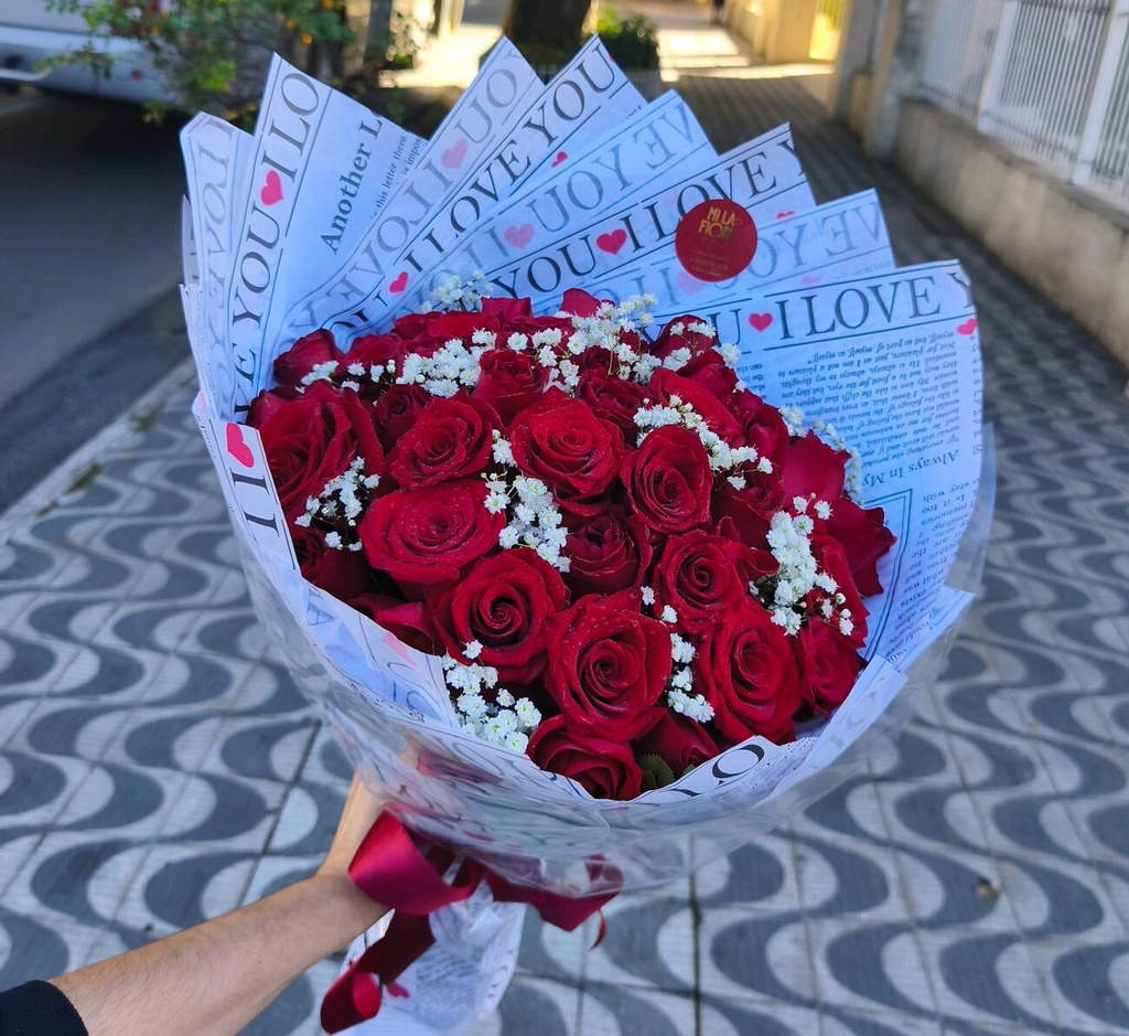 Buquê 40 Rosas