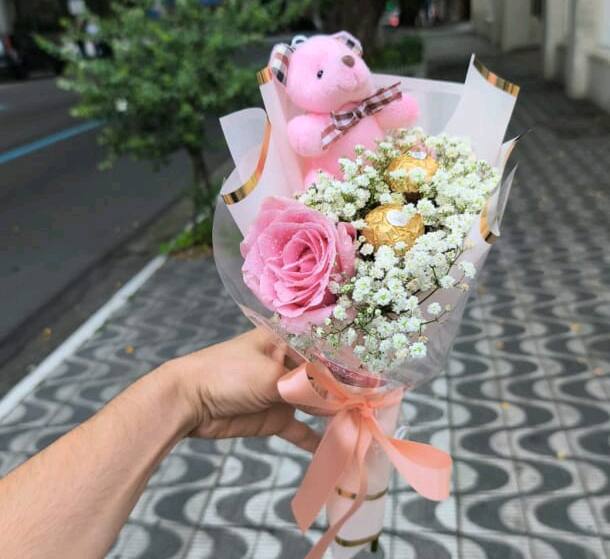 Mini buquê carinho