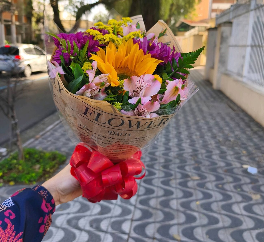 Mix girassol e flores
