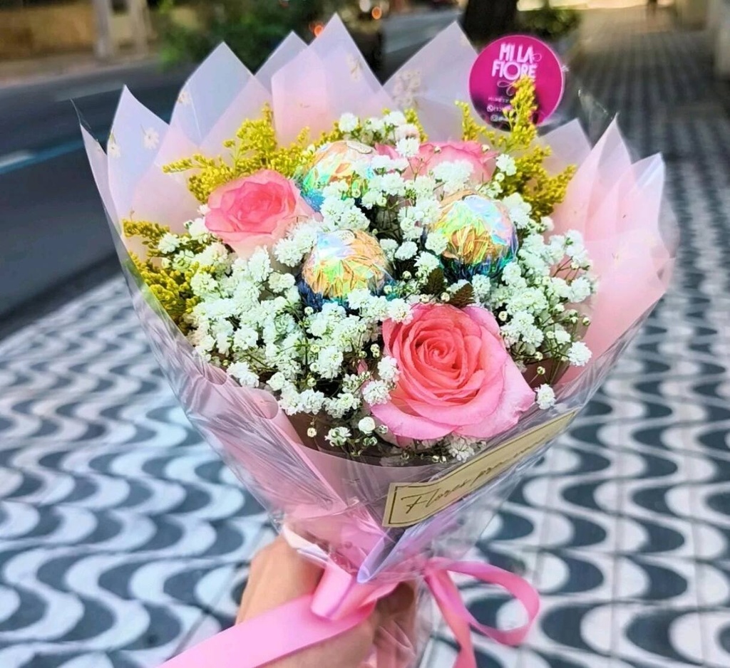 Mini buquê Princesa